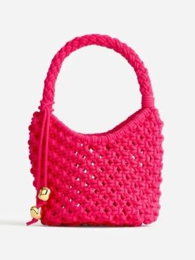 Madewell Camren Rope Mini Bag in Watermelon; NWT